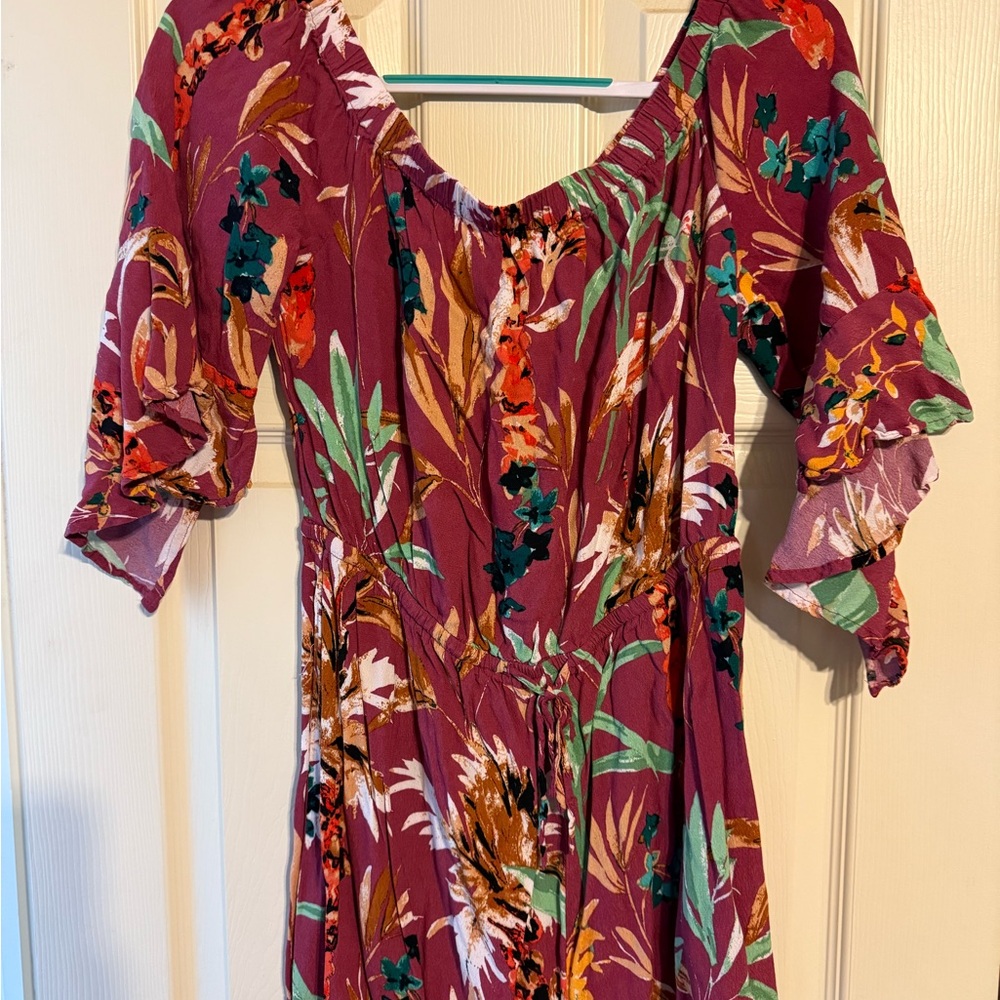 Floral Bohemian Romper